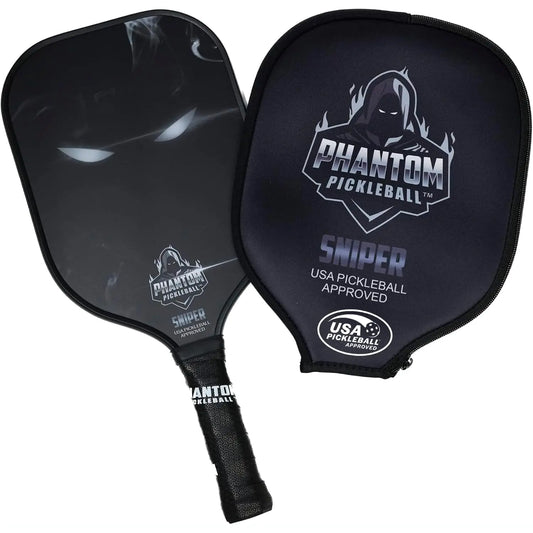Phantom Sniper Pro Carbon Pickleball Paddles - Max Spin & Precision - USAPA Approved